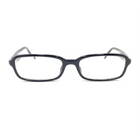 PRADA VPR11G 1AB-1O1 Black Rectangle Eyeglasses Frames 52-17 135 Italy Designer - Picture 6 of 12